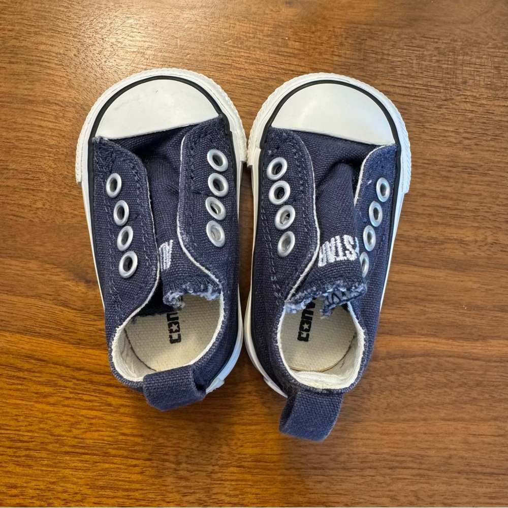 All Star Converse Navy, Baby Shoes, Size 2